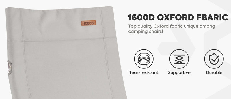 Iceco Ha1600 Adjustable Camping Chairs