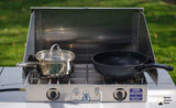 Partner Steel Stove 16" 2 Burner Stove with Windscreen