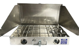 Partner Steel Stove 16" 2 Burner Stove with Windscreen